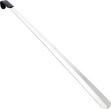 31.5" Extra Long Handled Shoe Horn,Metal Shoehorn for Men and Women,Heavy Duty E