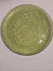 Vintage Set Of 6 Anchor Hocking Soreno 10" Dinner Plates Avocado Green