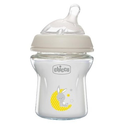 NATURAL FEELING 250ml Beige Bottle 2m+ Anti-Colic Silicone Teat Bean