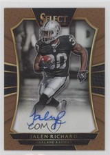 2016 Panini Select Rookie Signatures Copper Prizm 48/49 Jalen Richard Auto 1g5h