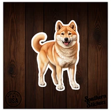Shiba Inu Dog - Vinyl Decal Sticker - Car Window Laptop - ebn12128