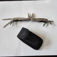 Stalwart Folding Pliers Multi Tool With Case New Old Stock Knife Saw 