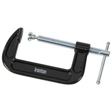 Ironton 4in. C-Clamp, 8500-Lb. Clamp Pressure, 3.9in. Opening