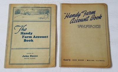 John Deere, Handy Farm Account Book. 1942 1934 Unused.