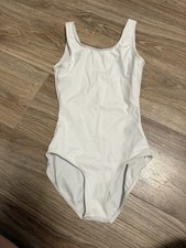Capezio White Leotard S NWOT dance