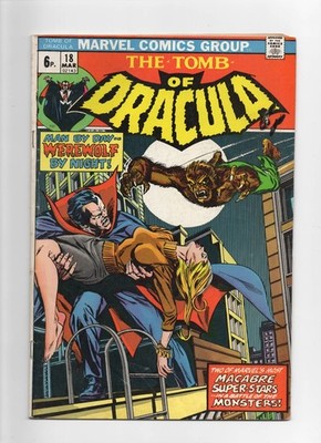 TOMB OF DRACULA  #18  VG