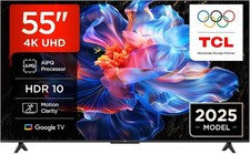 TCL 55V6C 55 Pollici Direct LED TV, 4K HDR TV, Smart TV con Google