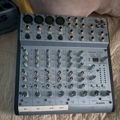 Alesis MultiMix 8 USB 8-Channel Analog USB Mixer  NO POWER CORD