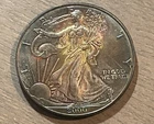 2000 Walking Liberty Silver Dollar -- 1 oz -- 0.999 fine silver with Toning