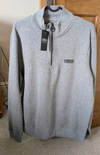 Image of Barbour International Sweatshirt Mens Size Large 1/4 Zip
