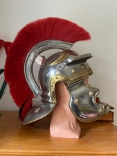 Repo Medievil Centurion helmet with head stand 