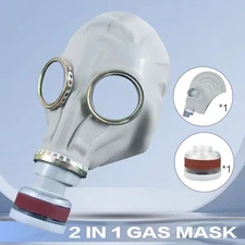 Full Gas mask GP-5 Full Face mask Grey rubber NEW Size Universal US STOCK