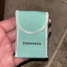 Tiffany  Co Jewelry Pouch Light Blue Clean 2" x 3" FREE SHIPPING
