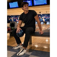 C22 Dexter Men's Bowling Shoes White Black Wide US Size 9.5