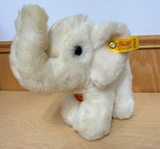 Steiff Germany Happy Jumbo Stuffed Elephant w...
