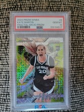 2024 Prizm WNBA Kate Martin Fractal RC Psa 10 MOJO /25