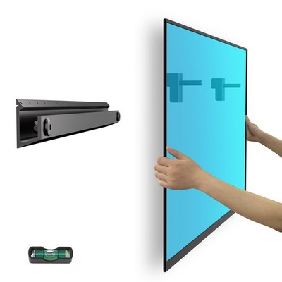 Aetubree TV Wandhalterung ohne Bohren, Halterungen für 22-55 Zoll Zoll, schwarz 