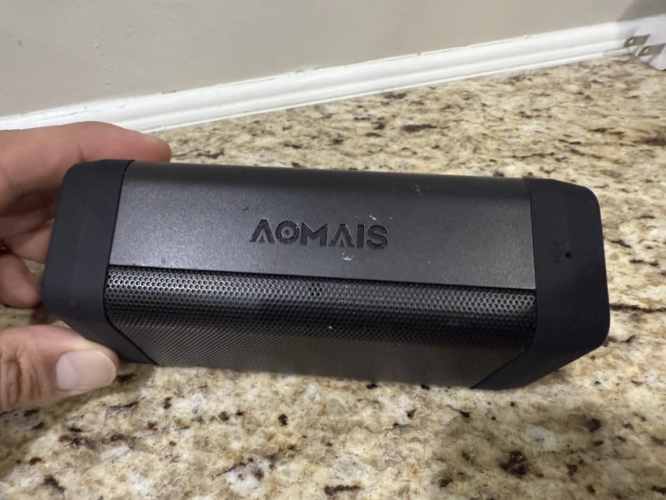 Динамик Aomais 20 Вт Bluetooth - портативный, водонепроницаемый, реальный звук, б/у - Изображение 2 из 4