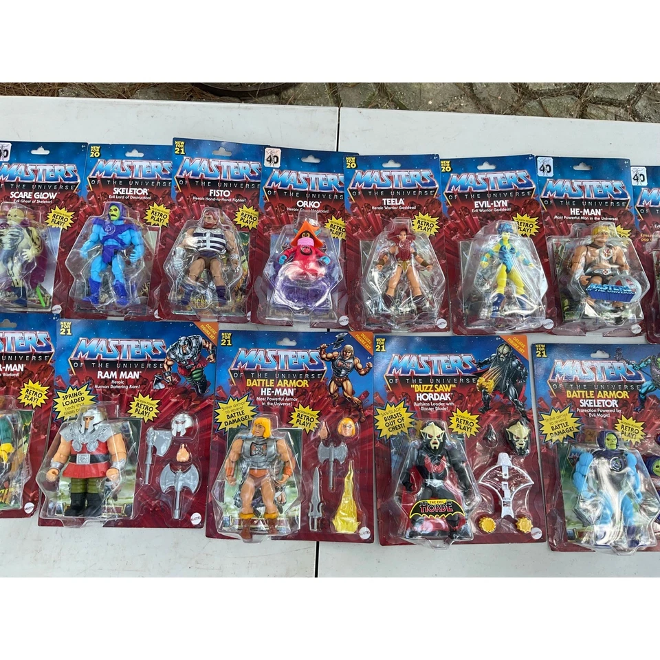 Masters of the Universe Mattel Origins Action Figures Lot of 18 - Image 3 of 4