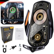 Auto Wireless Charger Handy Halterung Mit Ladefunktion Clamping KFZ Induktions~