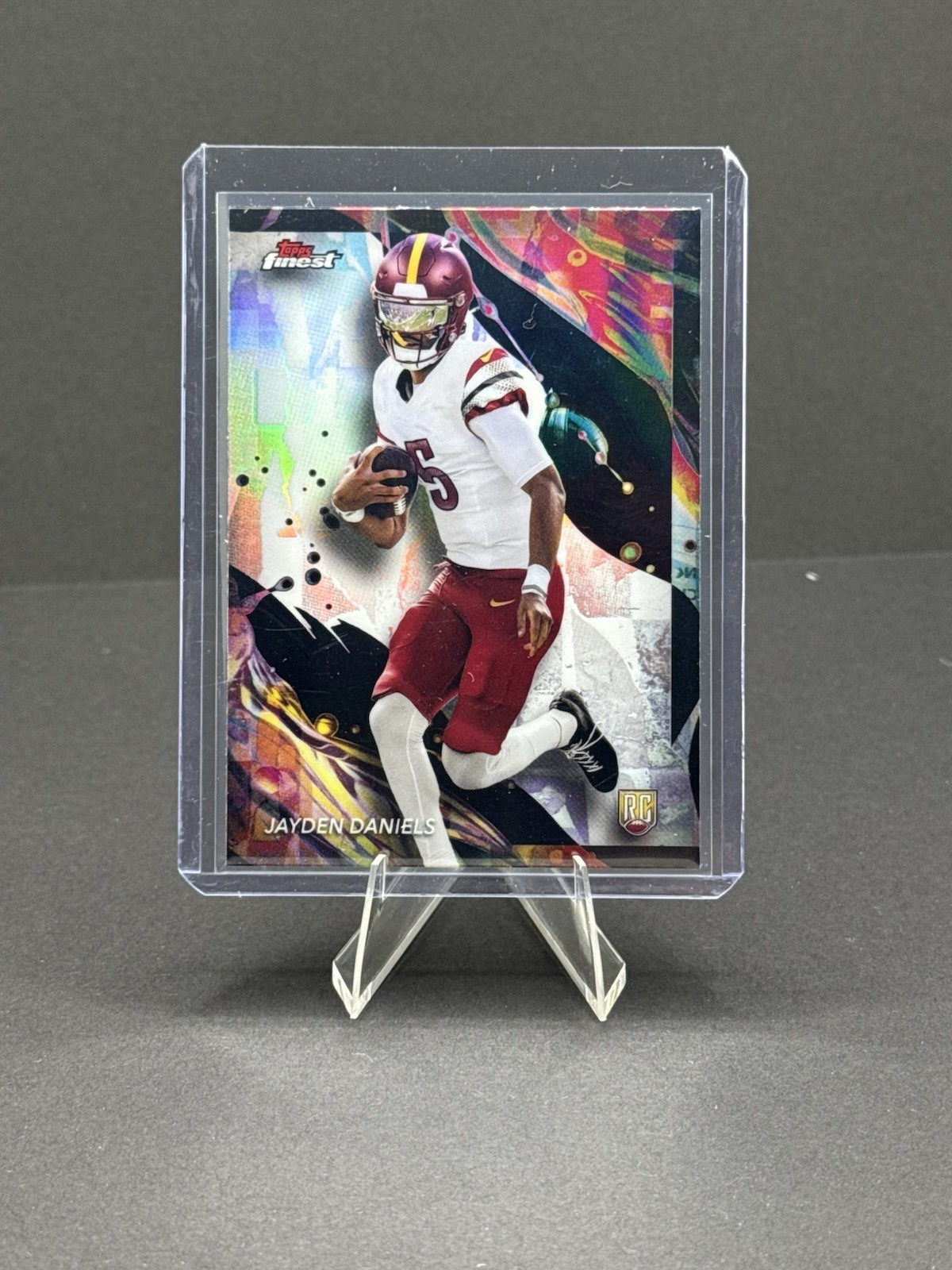 2024 Topps Finest - Uncommon Jayden Daniels #167 Refractor (RC)