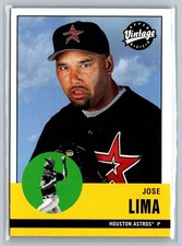 2001 Upper Deck Vintage #168 Jose Lima MLB Houston Astros