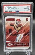 2017 Panini Rookies & Stars Rookies Patrick Mahomes #201 (RC) PSA 10 GEM MINT