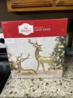 Holiday Time 17” Christmas Deer Tabletop Decorations – Set of 2