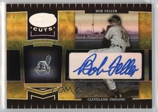 2004 Leaf Certified Cuts Marble Gold Signatures 10/25 Bob Feller Auto HOF 00ws