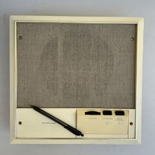VTG NUTONE 2553B Intercom Speaker w/Mounting Screws Cream Color UNTESTED 
