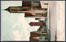 Postcard ROTHENBURGSpitalkirche und Spitalturm11442   Z118