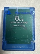 Sony 8 MB Memory Card MagicGate, Blue - Playstation 2