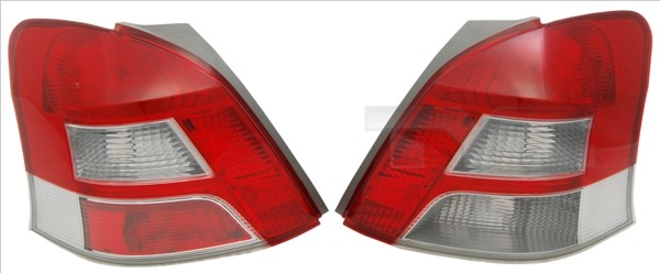 Fits TYC O�WIETLENIE 11-11473-11-2 TY YARS II 2009-ON TAIL LAMP UNIT RH WHITE W