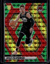 2024-25 Panini Mosaic Kyle Filipowski #231 Choice Red & Green Mosaic RC Jazz