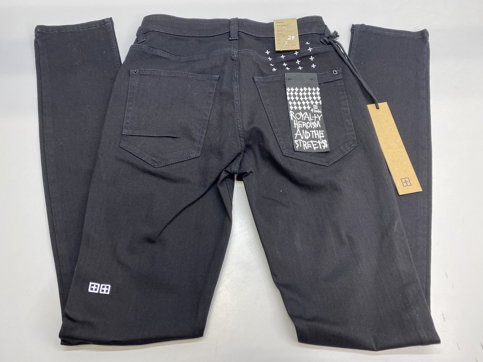 Ksubi Mens Jean Black Size 28 Van Winkle Rebel Mid Rise Skinny Fit Stretch Denim thumbnail 6