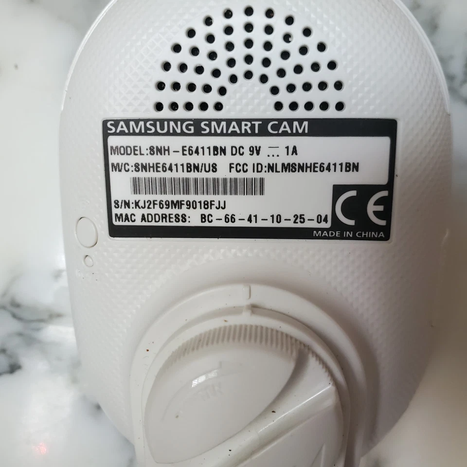 Samsung Network Wi-Fi Direct Camera 8NH-E6411BN Smart Cam w/ AC Adapter Tested - Image 3 of 4