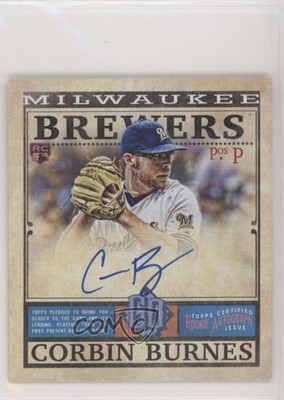 2019 Topps Gypsy Queen Mini Rookie 3/99 Corbin Burnes #MRA-CB Auto RC uk2