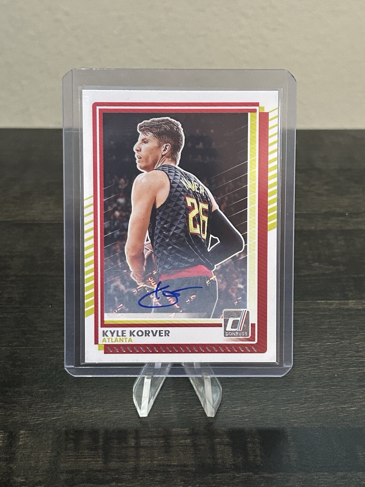 2025-26 panini donruss kyle korver auto #178 atl hawks