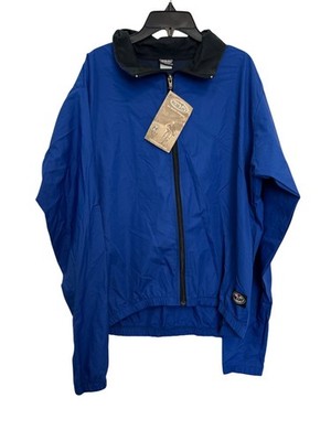 Mt Borah Jacket Medium Blue Whirlwind Fabric Vented Mesh Back USA Made