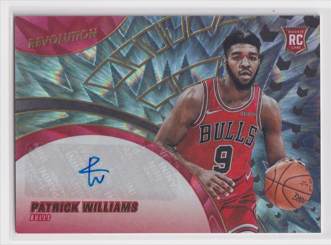 2020-21 Panini Revolution Fractal Patrick Williams RC Auto /100 #RA-PW