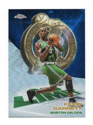 2025-26 Topps Chrome Update Kevin Garnett No Limit Blue Refractor /150