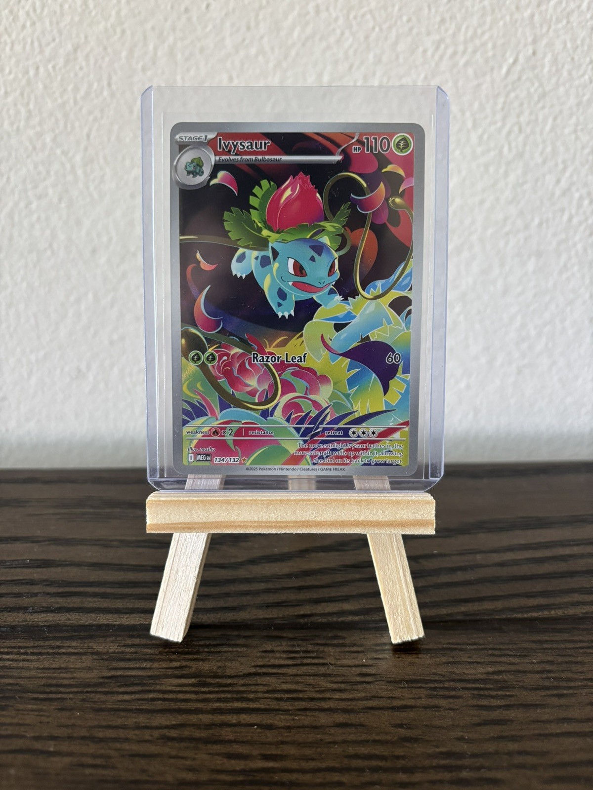 Pokemon Ivysaur 134/1132 Mega Evolution Illustration Rare NM