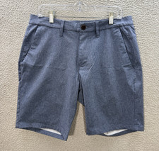 Bonobos Shorts Mens 33 Blue Standard Fit 9" Inseam Chino Stretch Golf Preppy