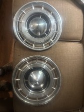 Two Vintage 1960 Buick Electra Lesabre 15 Hubcaps Wheel Covers Used. A4 Two Vintage 1960 Buick Electra Lesabre 15 Hubcaps Wheel Covers Used. A4