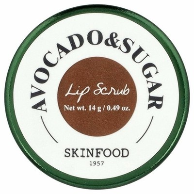 Skinfood Lip Scrub Avocado and Sugar 14g Free Shipping