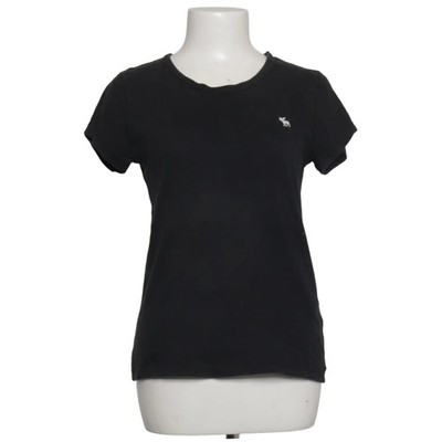 Abercrombie & Fitch, T-shirt, Größe: M, Schwarz, Baumwolle, Einfarbig #uRc