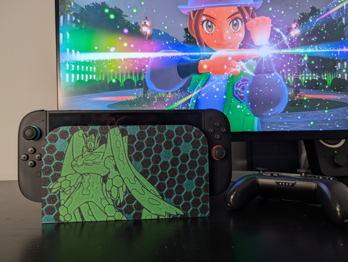 Pokemon Z-A Zygarde Themed Dock Cover Faceplate For Nintendo