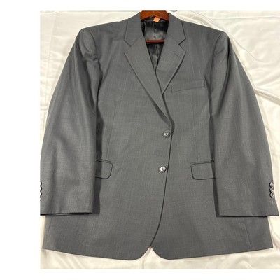 Dark Grey Pinstripe Suit (missing a couple buttons on the sleeve- easy fix) 