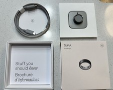 Oura Ring 4th Gen- Size 10 - Gloss Black Ring...
