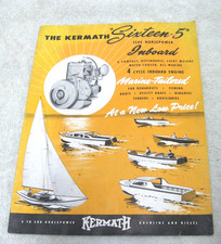 VINTAGE 1948 KERMATH  SIXTEEN 5HP INBOARD DIE...